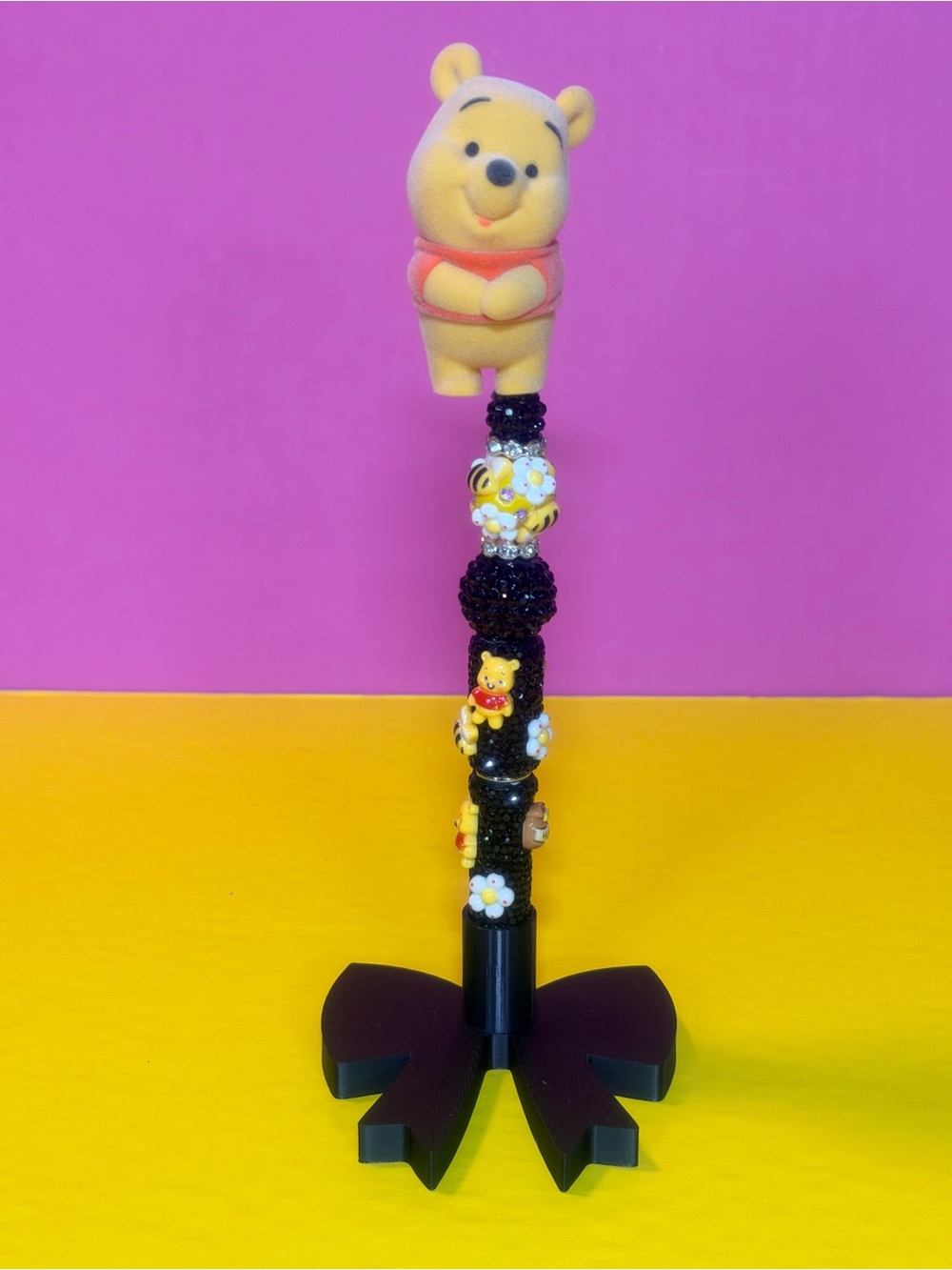 Winnie the Pooh Yellow Beaded Pen